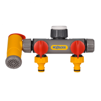 Hozelock | Flowmax 3-Way Tap Connector 1/2 - 1in BSP