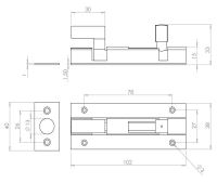 Brass Heavy Necked Barrel Bolts