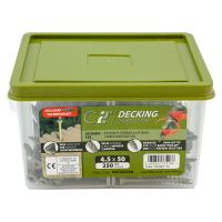 Timco C2 Deck-Fix Premium Decking Screws TX Countersunk Exterior Green Tub