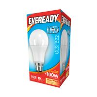 Eveready LED GLS Light Bulb (B22) 1521ln 13.8W  Warm Light