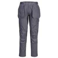 Portwest WX2 Eco Stretch Holster Trousers Metal Grey
