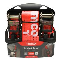 Ratchet Straps J Hook Commercial Duty 6mtr x 35mm