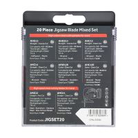 Timco Mixed Jigsaw Set High Carbon Steel & HSS Blades 20 Pcs