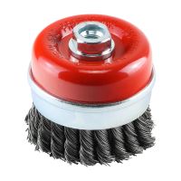 Angle Grinder Cup Brush Twisted Knot Steel Wire Timco
