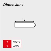 'Push' Sign Self Adhesive PVC Vertical 