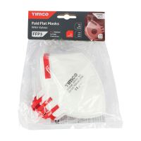 Timco FFP3 Fold Flat Masks with Valve 3 Piece