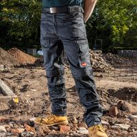 Timco Workman Trousers Grey & Black