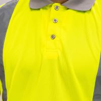 Timco Hi-Visibility Polo Shirt Long Sleeve Yellow