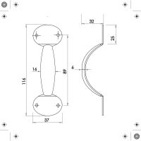 Valley Forge Cabinet Handles