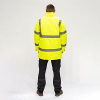 Timco Hi-Visibility Parka Jacket Yellow