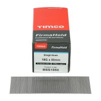 FirmaHold Collated Brad Nails 18 Gauge Straight Stainless Steel