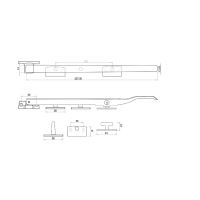 Modern Lockable Casement Stay