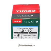 Timco A2 Stainless Classic Woodscrew