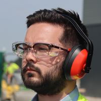 Timco Slimfit Overspecs Safety Glasses Clear