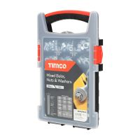 Timco | Mixed Bolts, Nuts and Washers Grab Pack | Zinc Plated