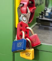 Abus 701 Lockout Hasp Red 25mm
