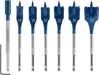 Bosch | EXPERT self Cut Speed Spade Drill Bit Set 16/18/20/22/25/32 mm 7-pc