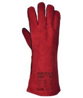 Portwest Welders Gauntlets Red