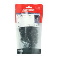 Corrugated Sheet Fixings Black Pack Of 50