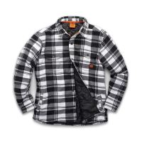 Scruffs | Worker Padded Checked Shirt Black/White