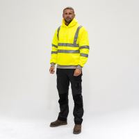 Timco Hi-Visibility Sweatshirt with Hood Yellow
