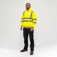 Timco | Hi-Visibility Sweatshirt with Hood - Yellow