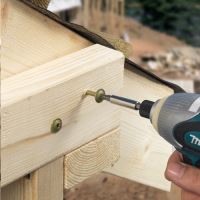 Timco | Timber Frame Construction & Landscaping Screws - Wafer - Exterior - Green Organic | 6.7 X175