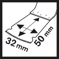 Bosch | Plungecut Hardwood Multi-tool Bit | AIZ32BSBP