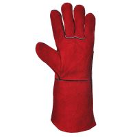 Portwest Welders Gauntlets Red