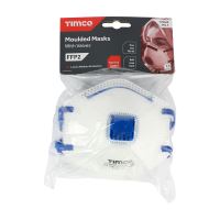 Timco | FFP2 Moulded Masks with Valve | 3 Pieces