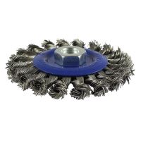 Angle Grinder Wheel Brush Twisted Knot Stainless Steel Timco 115mm