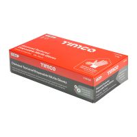 Timco Diamond Textured Disposable Nitrile Gloves 50 Pack