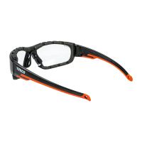 Timco | Sports Style Safety Glasses - With Foam Dust Guard - Clear