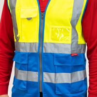 Timco | Hi-Visibility Executive Vest - Yellow & Blue