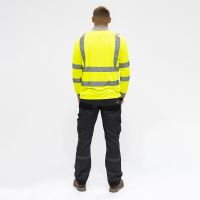 Timco Hi-Visibility Polo Shirt Long Sleeve Yellow