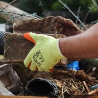 Timco Eco-Grip Gloves Crinkle Latex Coated Polycotton