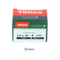 Timco Classic Hinge Screw Nickel