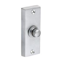 Traditional Door Bell Push | Satin Chrome