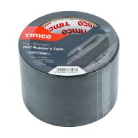 High Strength PVC Builder's Tape 33m x 75mm Timco