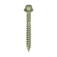 Timco | Timber Frame Construction & Landscaping Screws - Hex - Exterior - Green Organic