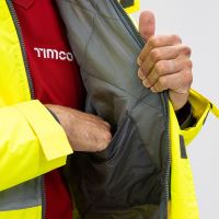 Timco Hi-Visibility Parka Jacket Yellow