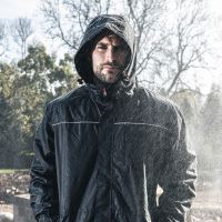 Timco Waterproof Lined Rain Jacket Black