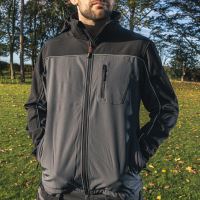 Timco Softshell Jacket Grey & Black