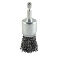 Drill End Brush Crimped Steel Wire Timco 25mm