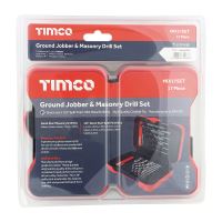 Timco | Ground Jobber & Masonry Drill Set 17 Pcs