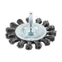 Drill Wheel Brush Twisted Knot Steel Wire Timco 75mm