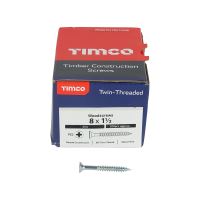 Timco Twin Threaded Countersunk Woodscrew