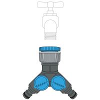 Flopro Double Tap Adaptor