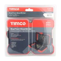Timco | Brad Point Wood Bit Set