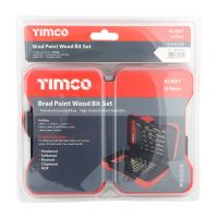 Timco Brad Point Wood Bit Set